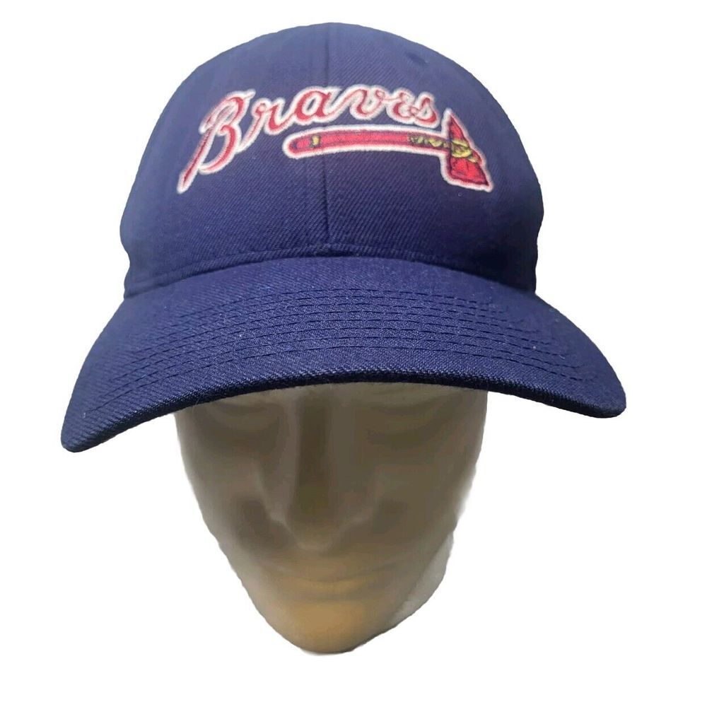Vintage Starter MLB Atlanta Braves Baseball Cap The Right Hat Spellout Logo OSFM